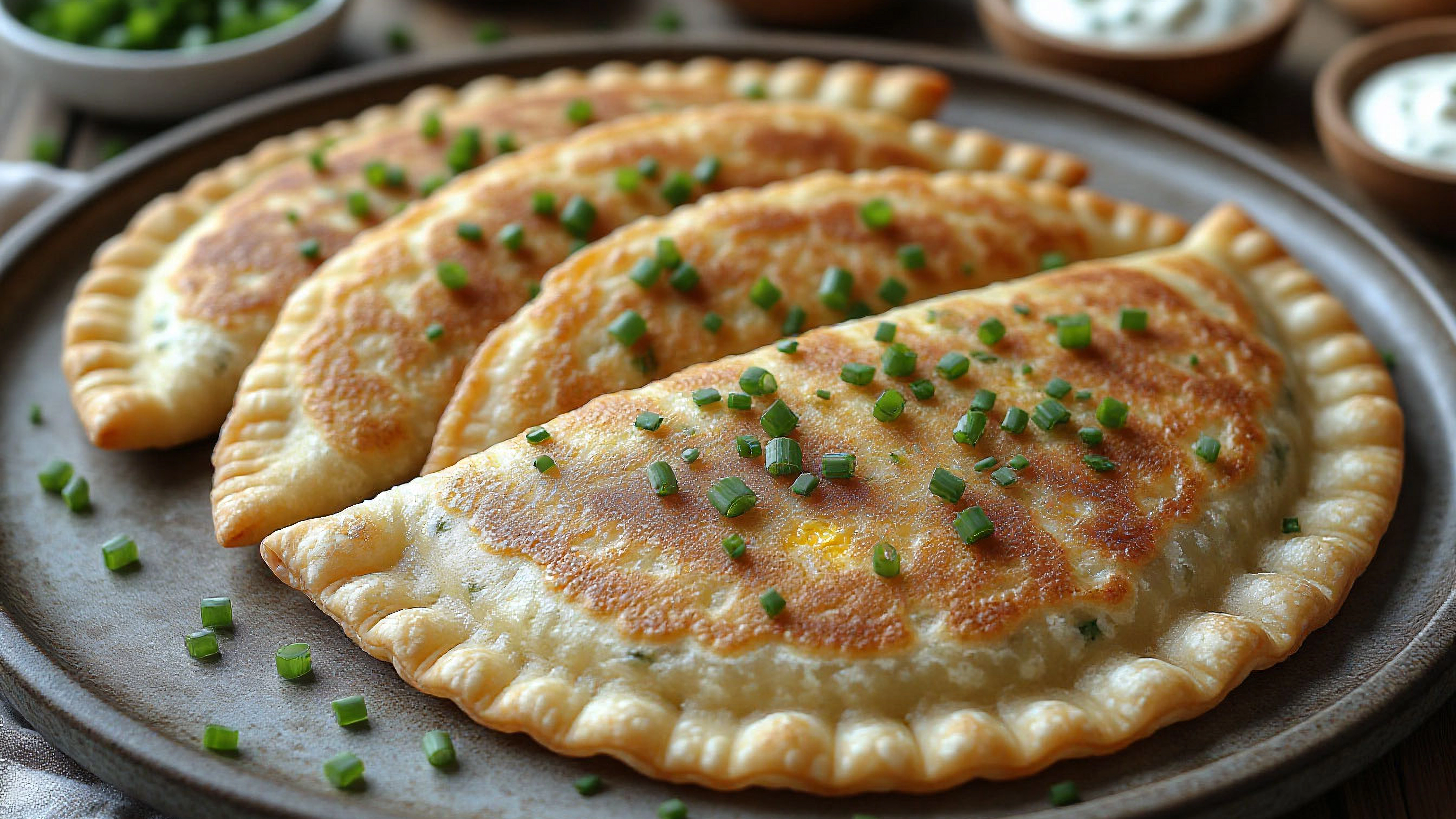 Мягкое тесто для чебуреков с яйцом и зелёным луком – замес за 7 минут. Нежные, с хрустящей корочкой и очень вкусные