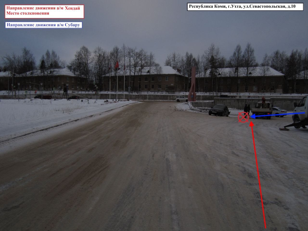 В Коми водитель легковушки получил травмы головы после столкновения с автокраном