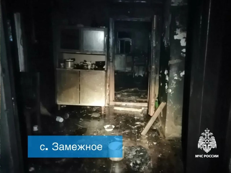 В одном из сел Коми пожар погубил двух местных жителей