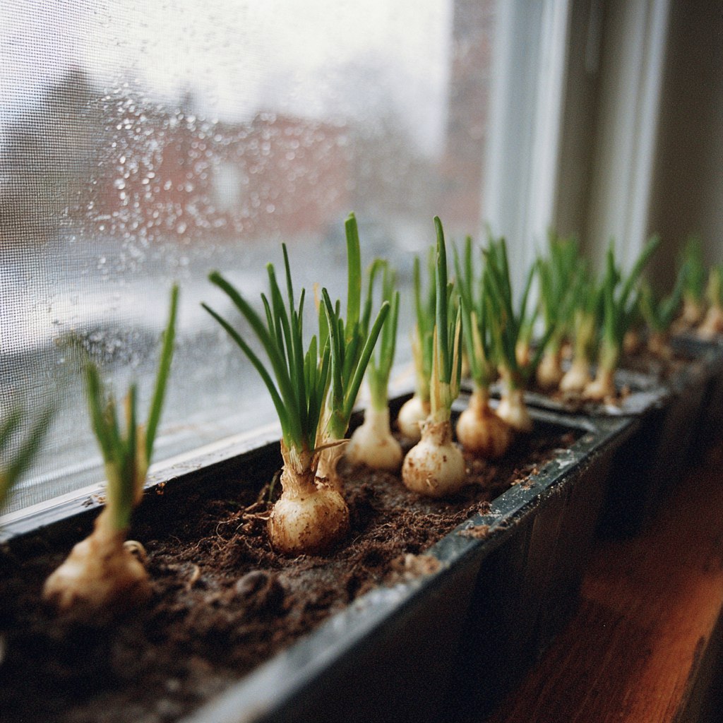 Время ещё есть: как вырастить зеленый лук к Новому году - 3 рабочих метода