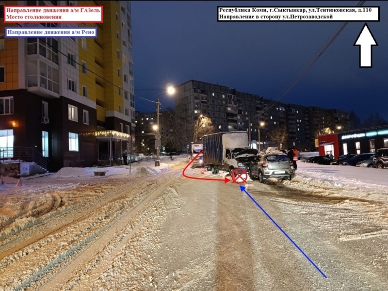 В Сыктывкаре за сутки на дорогах травмировались четыре женщины 