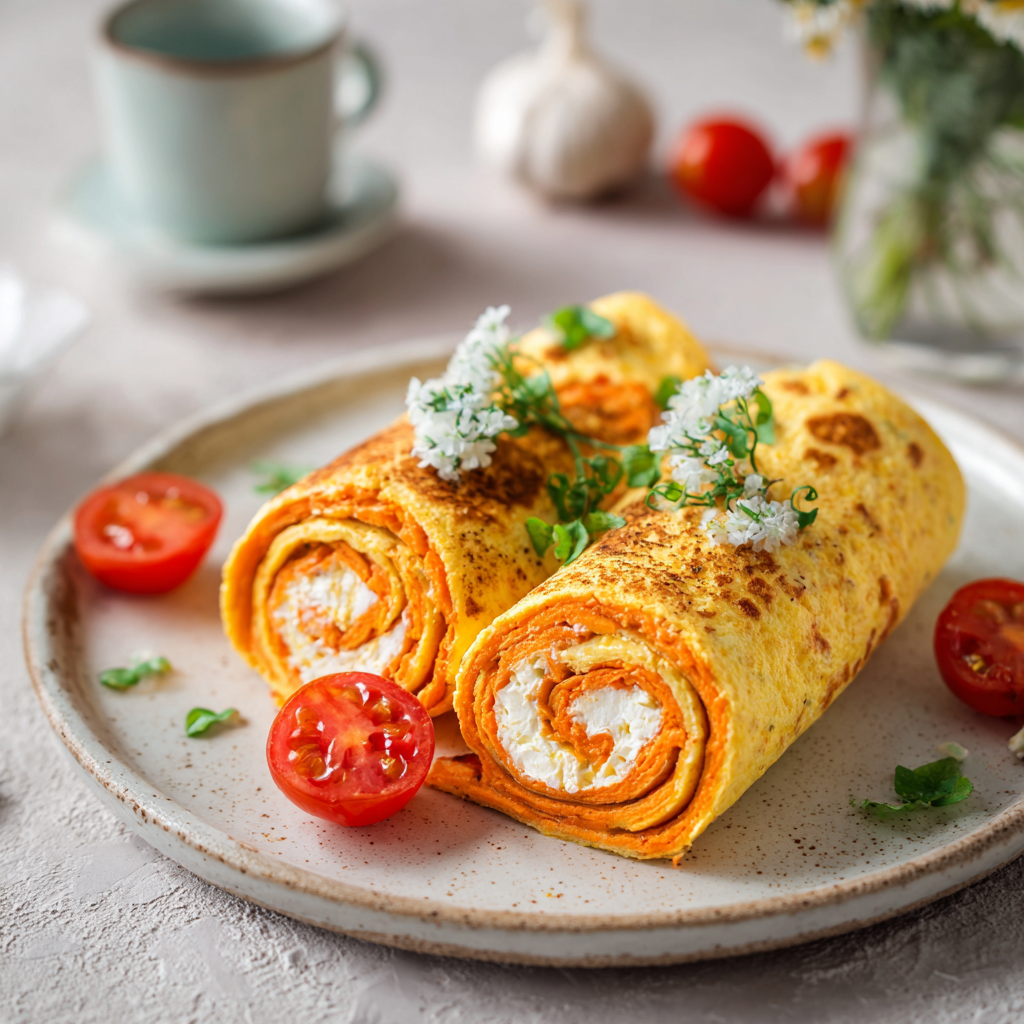 Рулет на завтрак без лаваша и муки: яйца теперь готовлю только так - вкус как в дорогой кофейне