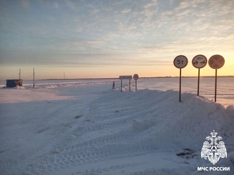 В Коми открыли 57 зимних переправ через реки