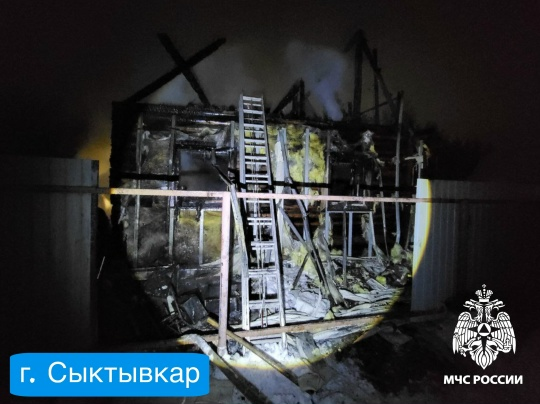 В Сыктывкаре из-за неисправного электрооборудования сгорела дача