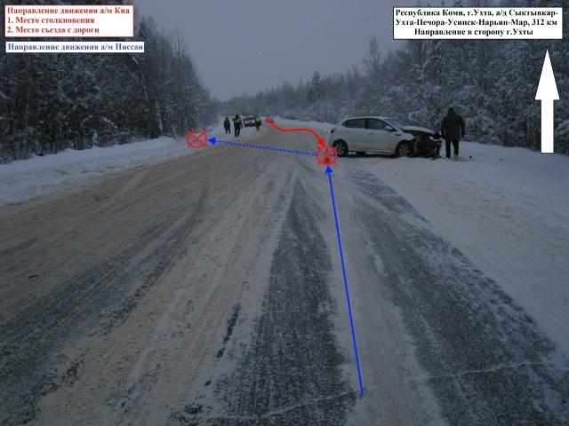 В Коми два водителя пострадали в авариях из-за собственной неосторожности 