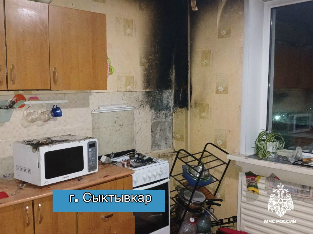 В Сыктывкаре 7 января горела квартира 