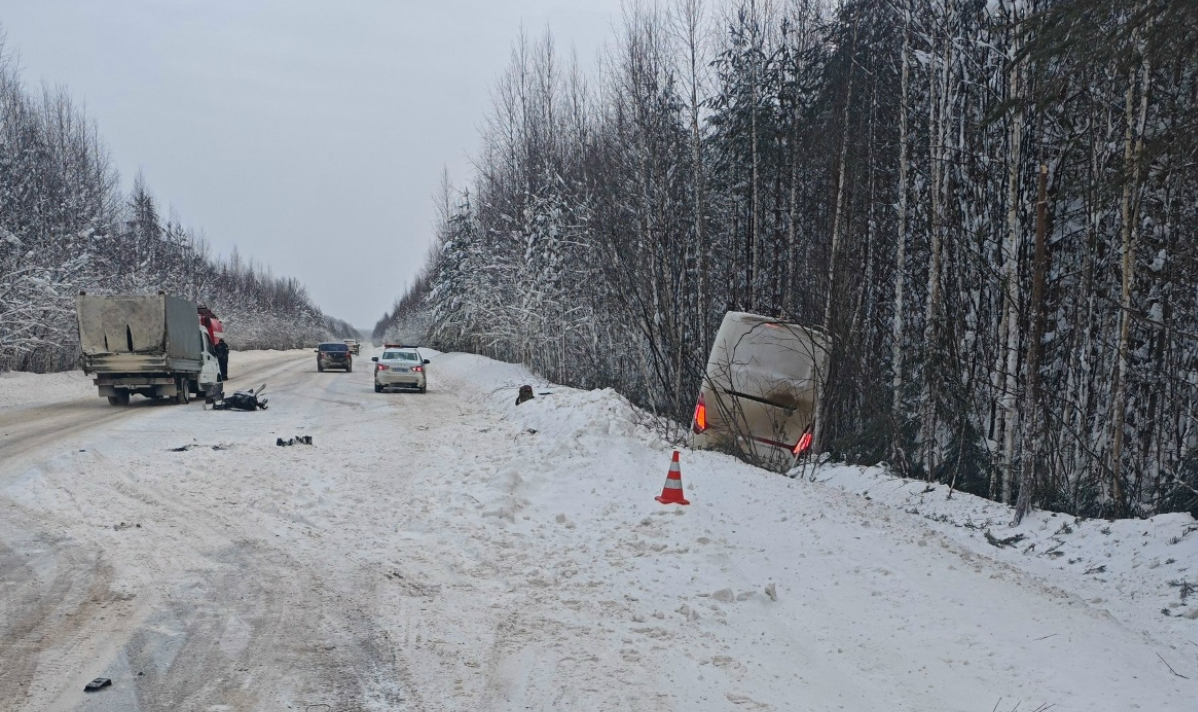Стали известны подробности о пострадавших в смертельном ДТП с участием автобуса на трассе в Коми 