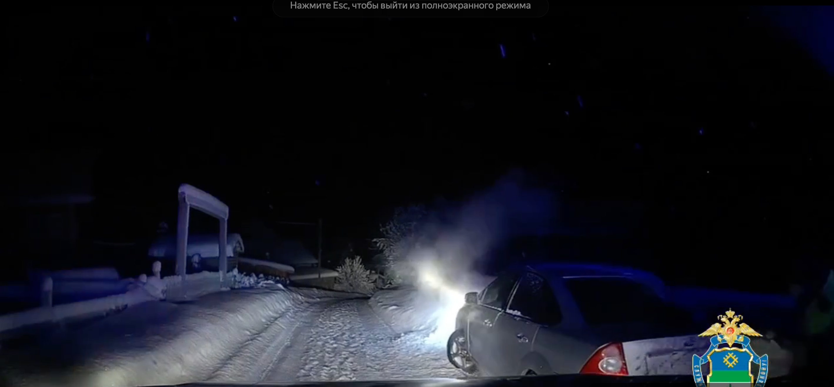 В Коми пьяный юноша без прав устроил ночную погоню от патруля ГИБДД 