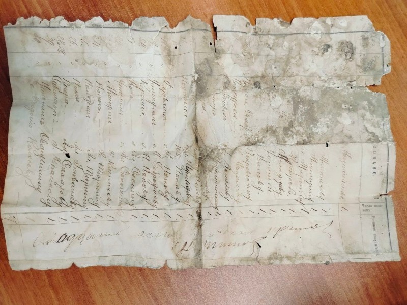 В Сыктывкаре при реставрации Дома Жеребцова найдены уникальные документы начала XX века