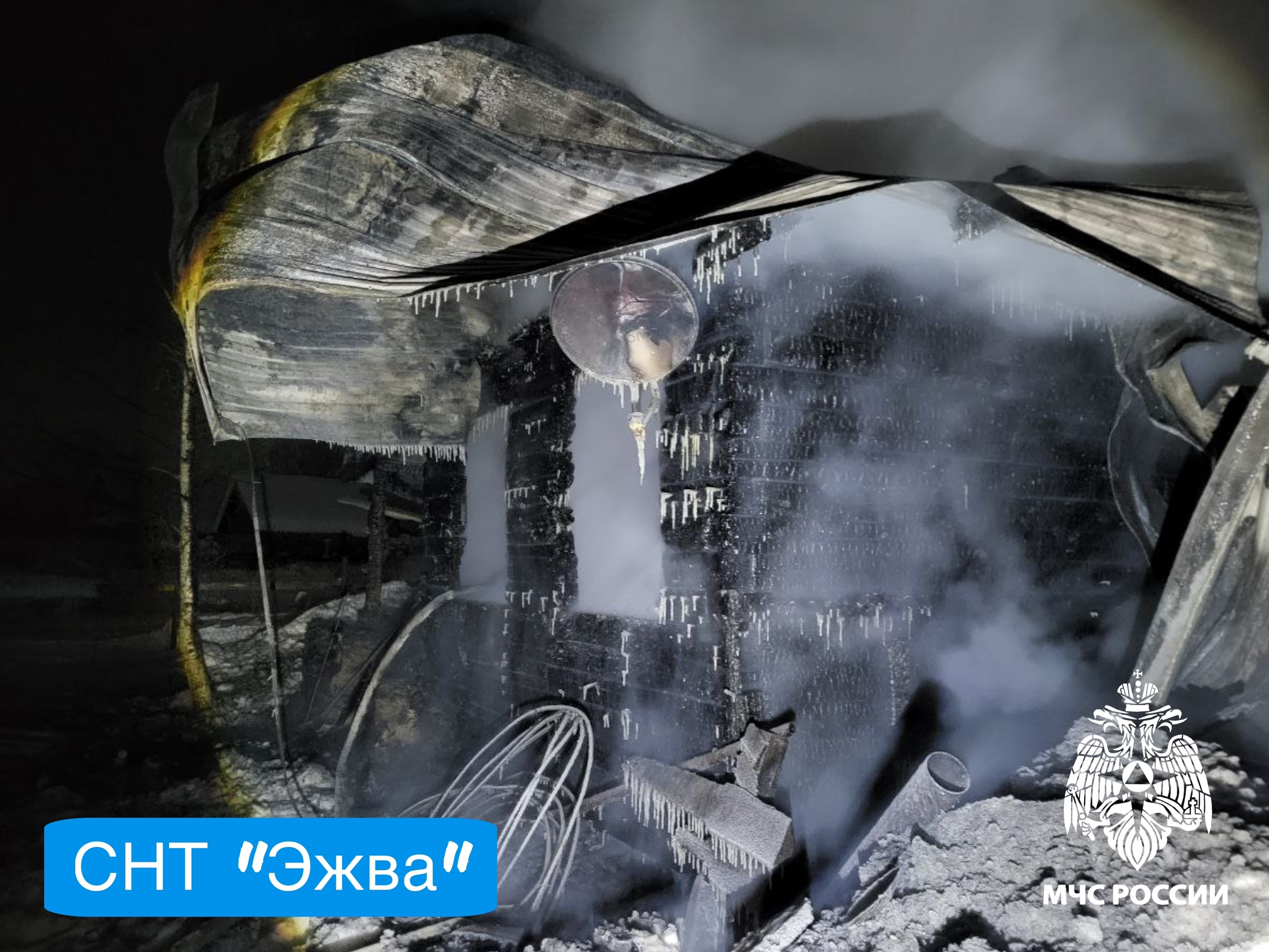 За сутки в Сыктывкаре сгорели дача и частный дом