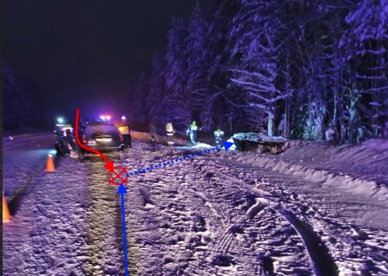 Водитель Ford Mondeo погиб в лобовом столкновении на трассе в Коми