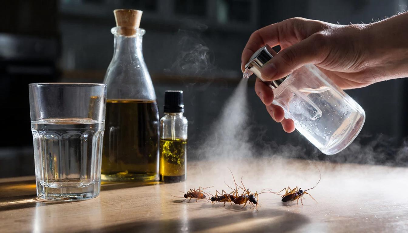 40 мл на 1/2 стакана — и тараканы пропадут без вести: простой состав изгонит "усачей" из дома за ночь