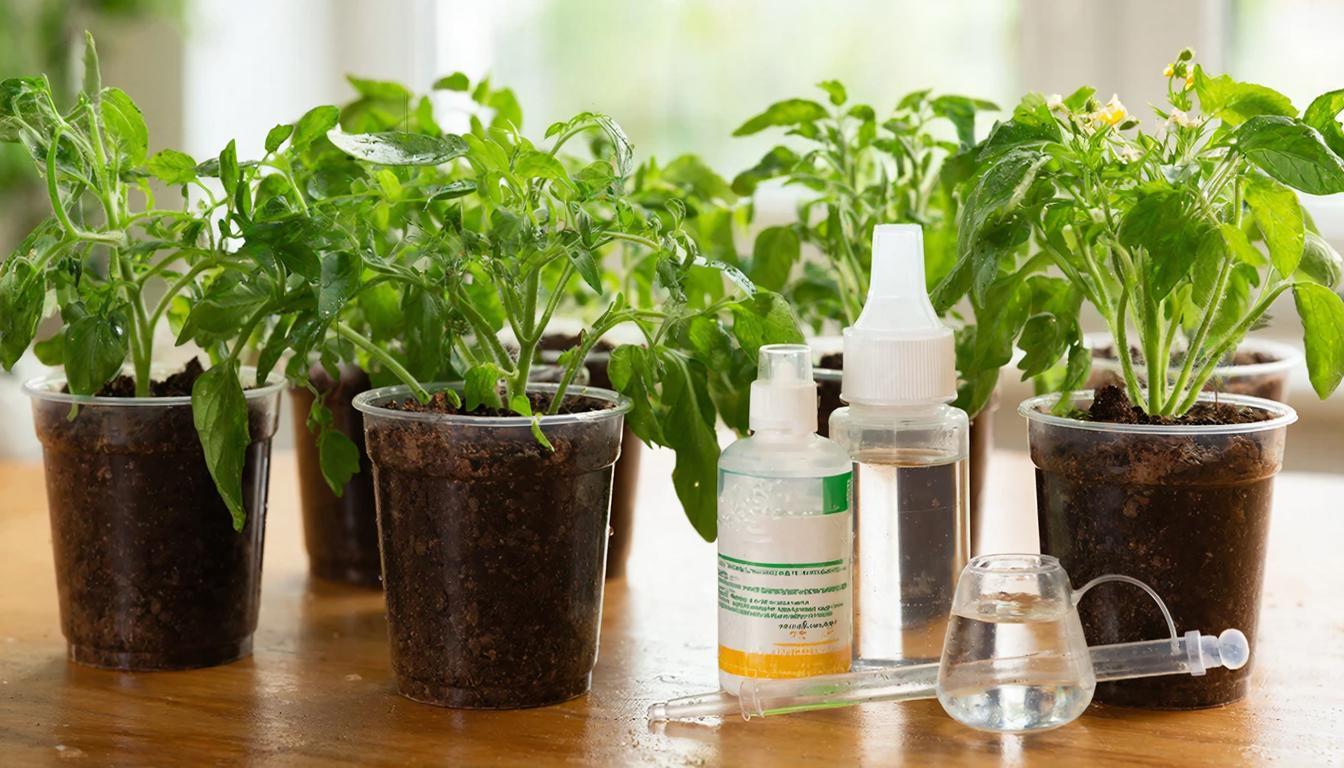 Пара "добрых" капель для богатырской рассады — найдёте в любой аптеке, а эффект на вес золота