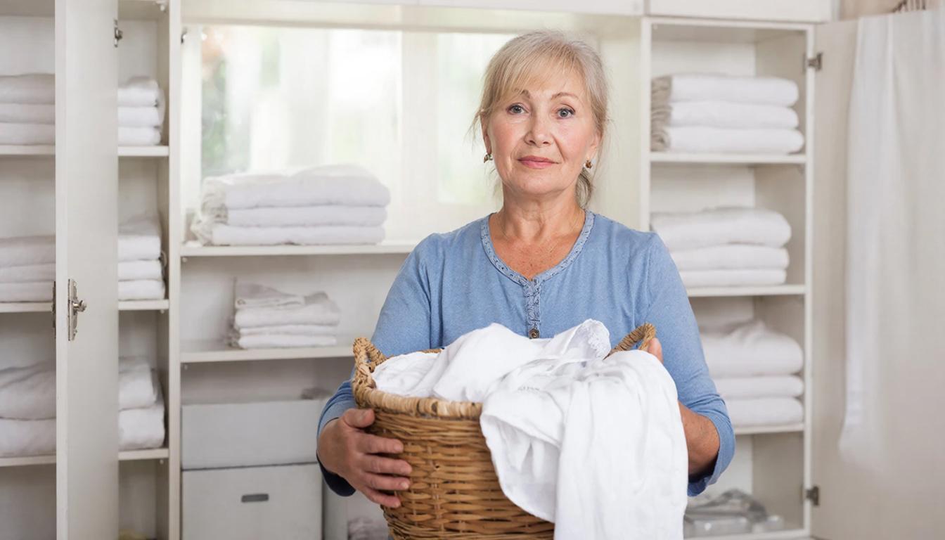 Одежда и белье никогда не пропахнут «старостью» — вот что кладу на полки шкафа. Про тяжелый «душок» не вспоминаю