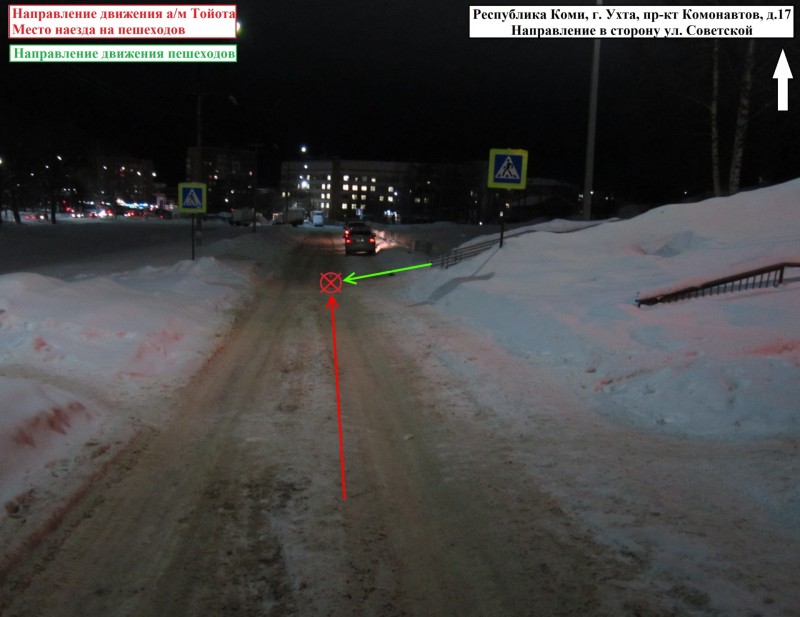 В Коми двое детей скатились на "ватрушке" прямо под колеса машины