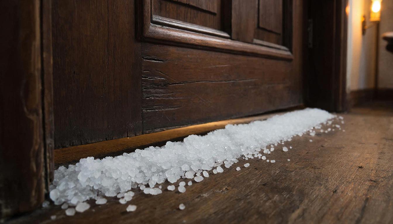 Посыпьте соль у порога и спите спокойно: старая хитрость актуальна и в наши дни