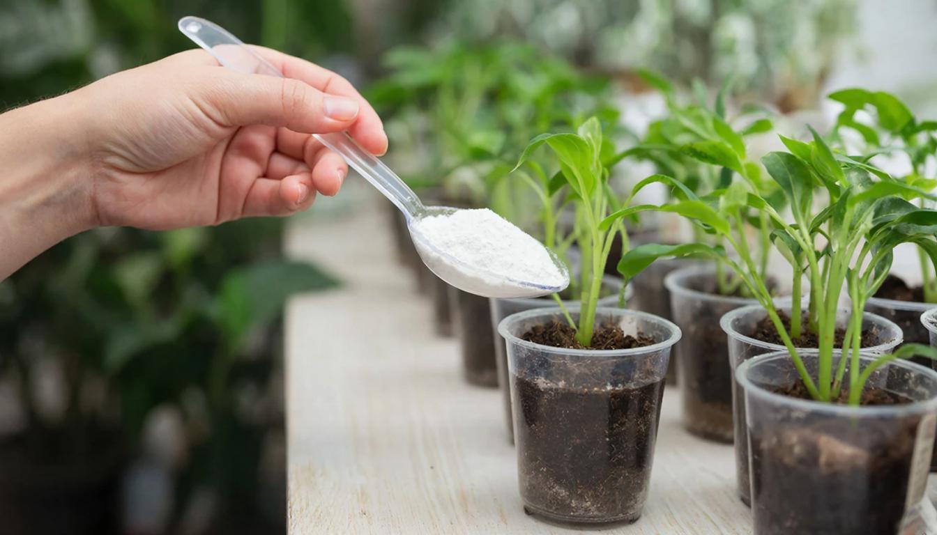 С первых дней даю рассаде 3  щепотки «порошка от вытягивания»: стебли ровные, с палец толщиной