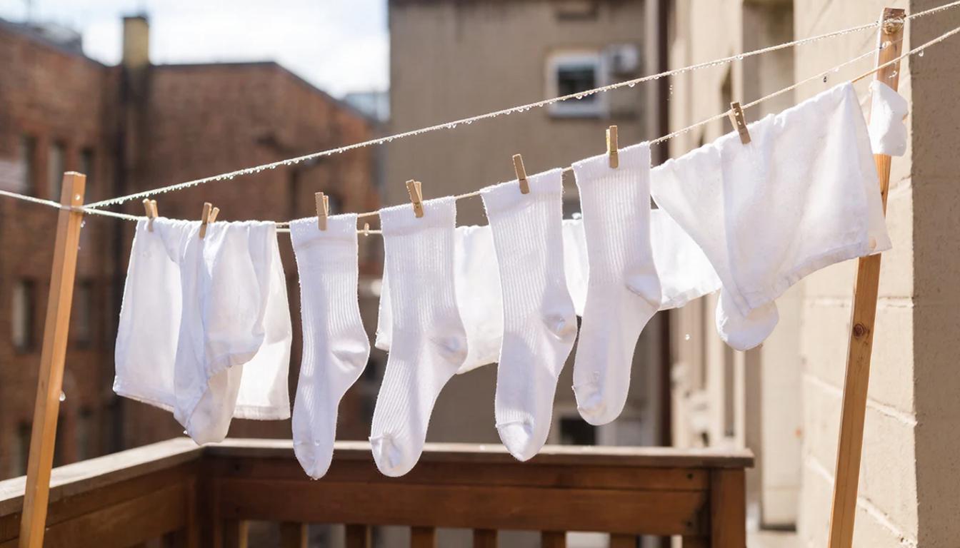 Залейте в стиралку этот раствор и белые носки станут как из магазина: готовится всего минуту