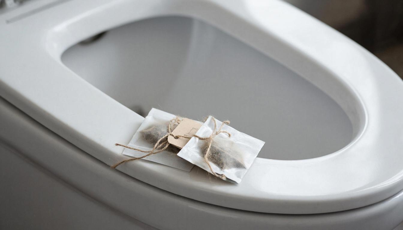 «Не выкидывай чайник пакетик - он весь унитаз отчистит за ночь» — подруга посоветовала. Делюсь результатом