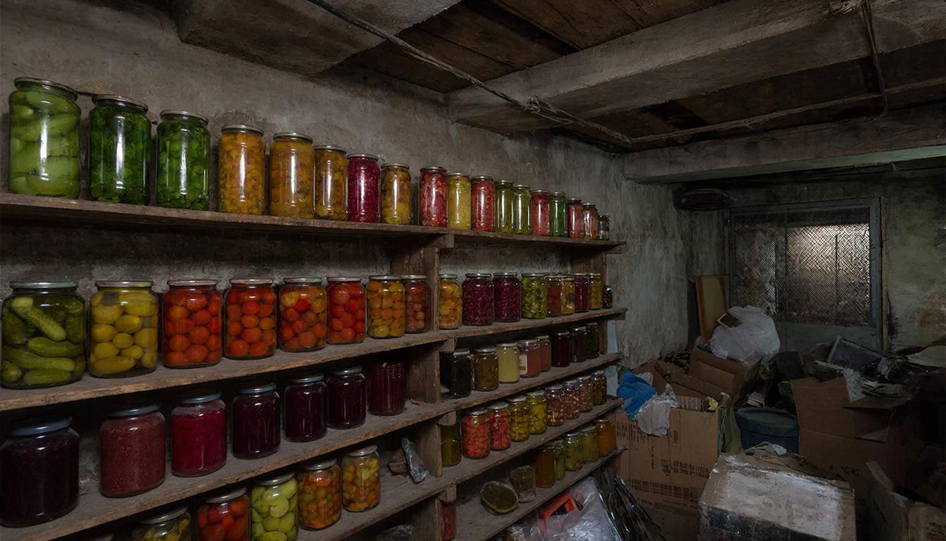 Ведро в угол — и в погребе сухо, как в Сахаре: за урожай спокойно — "сидит" всю зиму без плесени, влажности и гнилья