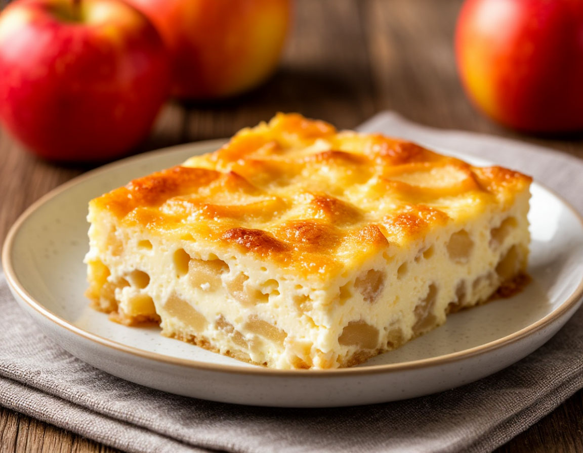 1 яблоко + пачка творога — и в микроволновку на 8 минут: домашние уплетают на завтрак за обе щеки