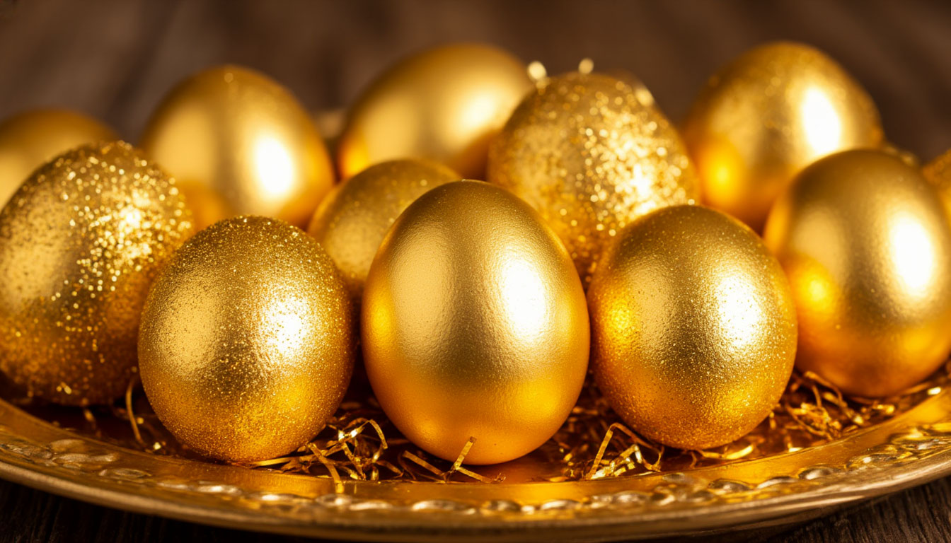 Ярче, чем от луковой шелухи: этот овощ окрасит пасхальные яйца в золотой — станут краше драгоценных камней