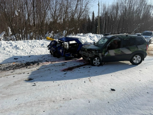 В Коми обгон закончился гибелью водителя "Лады"