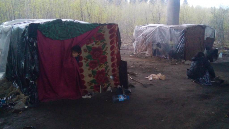 В Коми иностранцы поселились под мостом и клянчили деньги у жителей поселка