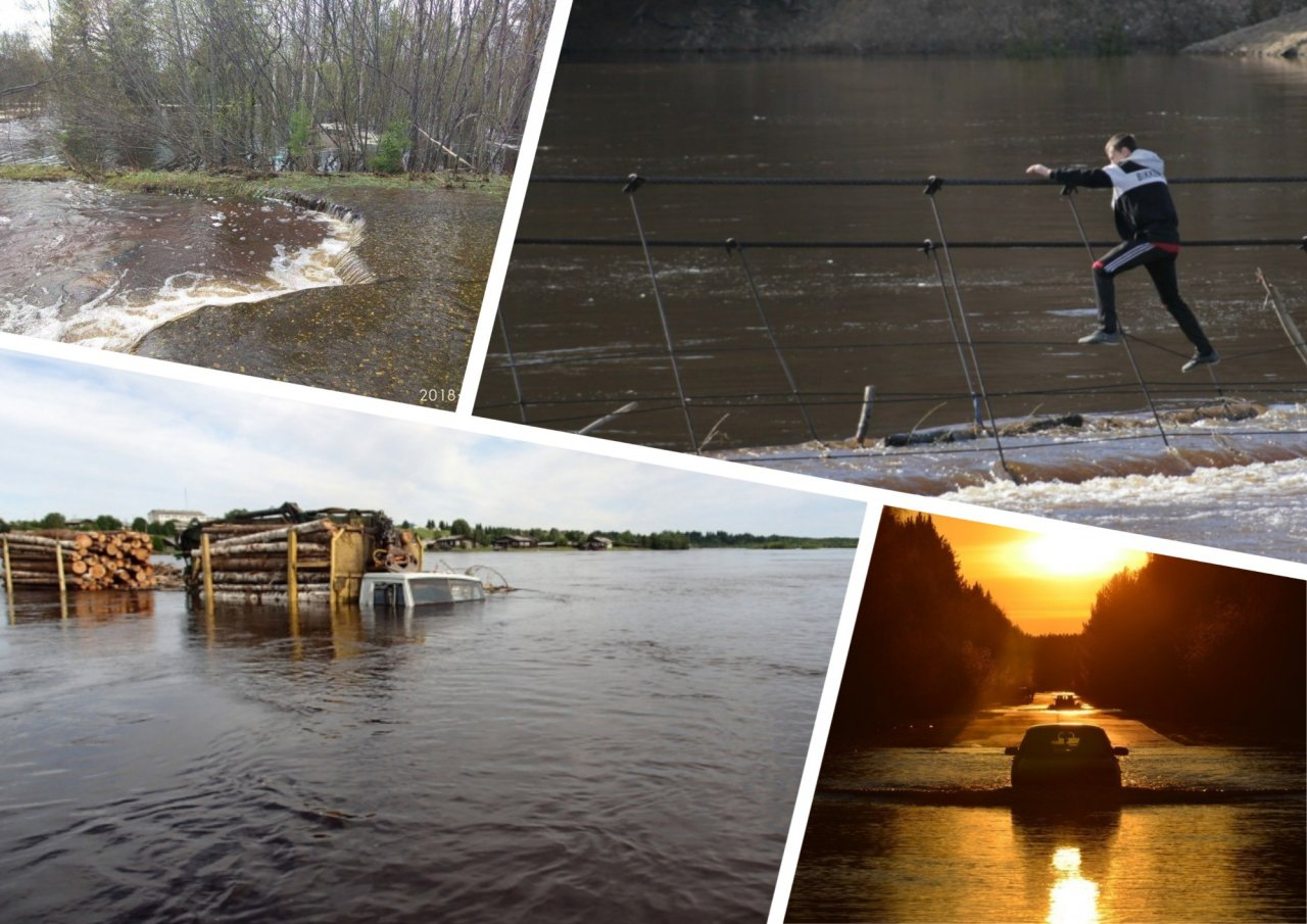 Автобус-«Титаник», подводный Сыктывкар и плавучие КамАЗы: как топило Коми последние несколько лет (фото, видео)