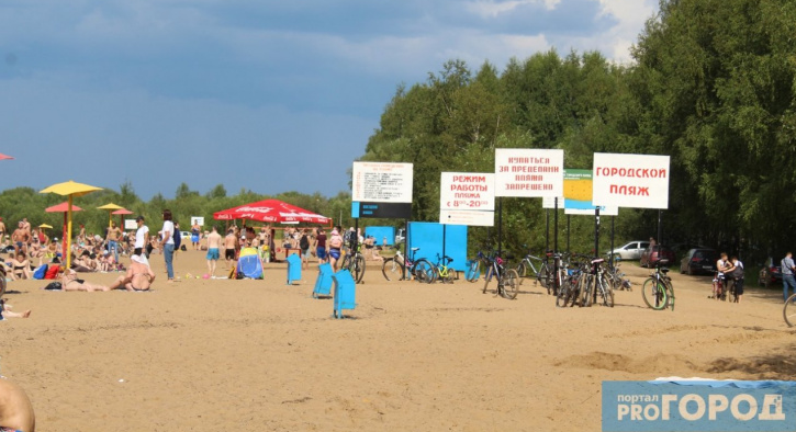 Пустующий центральный пляж Сыктывкара закрывают
