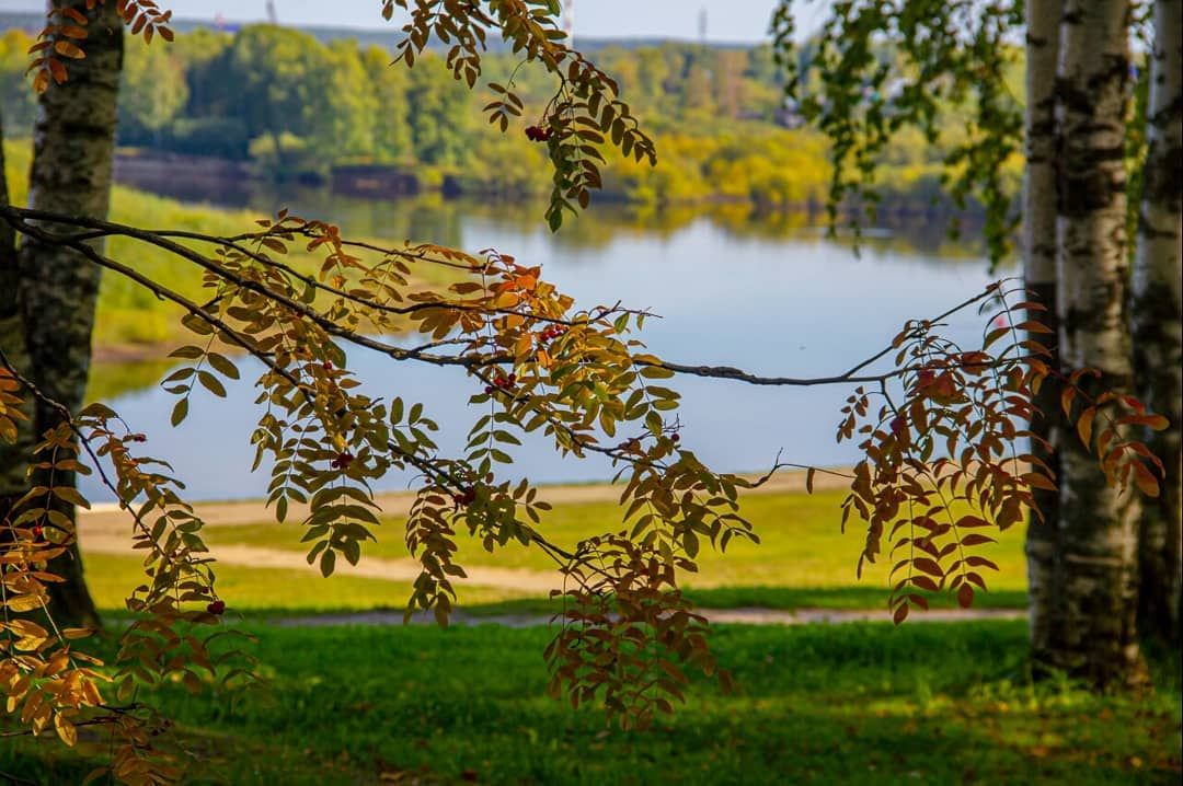 Фото дня: чудесное «бабье лето» на набережной Сыктывкара
