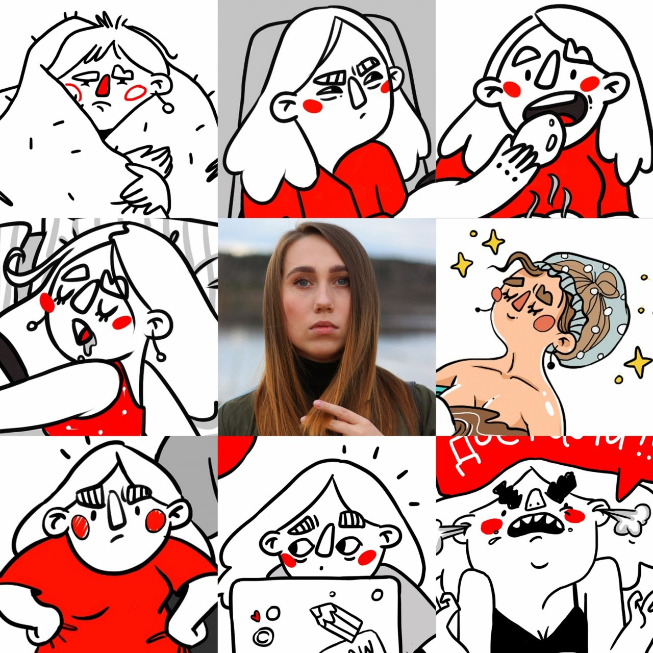 Сыктывкарка рисует милые и смешные комиксы о себе: «Боялась, что меня не поймут»