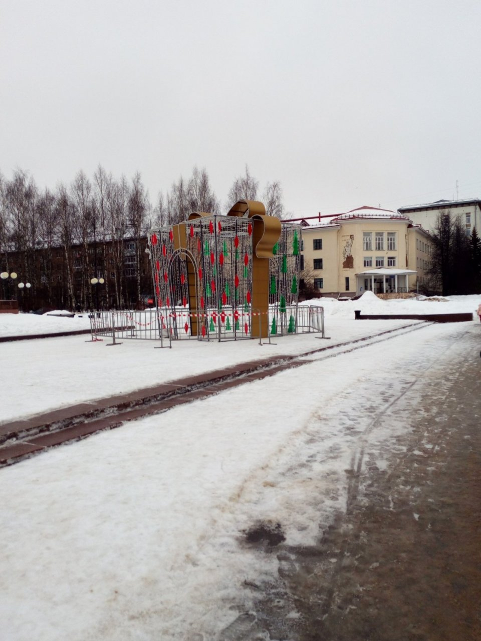 Фото дня в Сыктывкаре: «Не трогай, это на Новый год!»