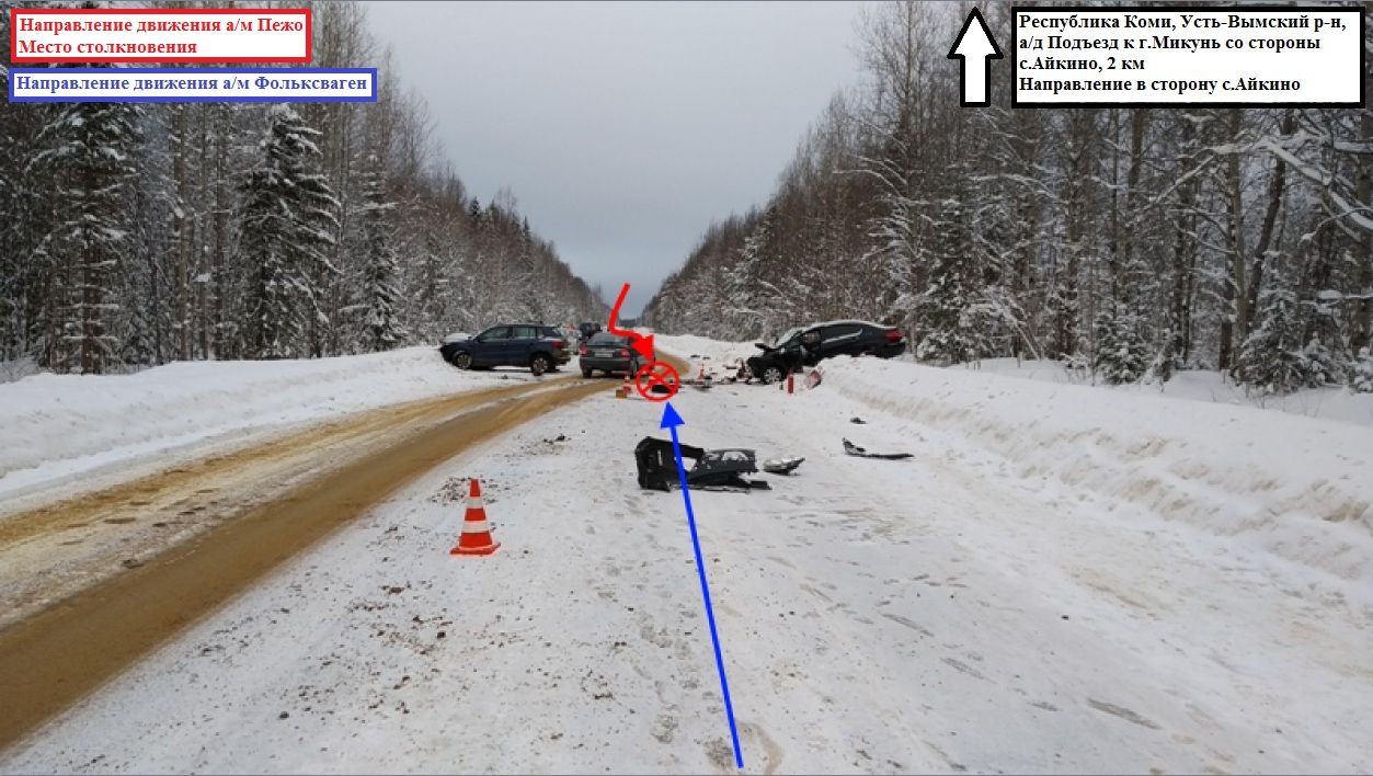 Стали известны подробности смертельной аварии с «Пежо» в Коми