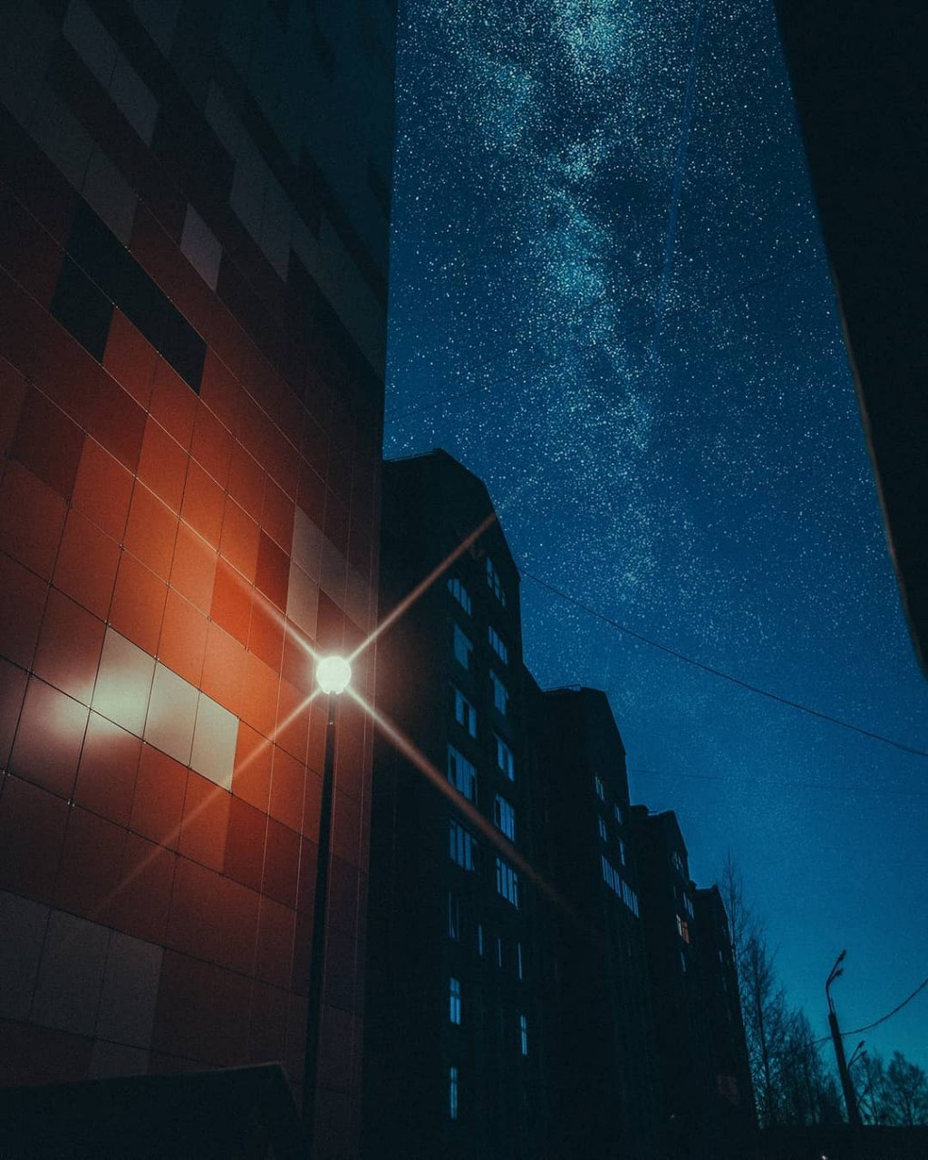 Фото дня в Сыктывкар: темные и таинственные уголки ночного города