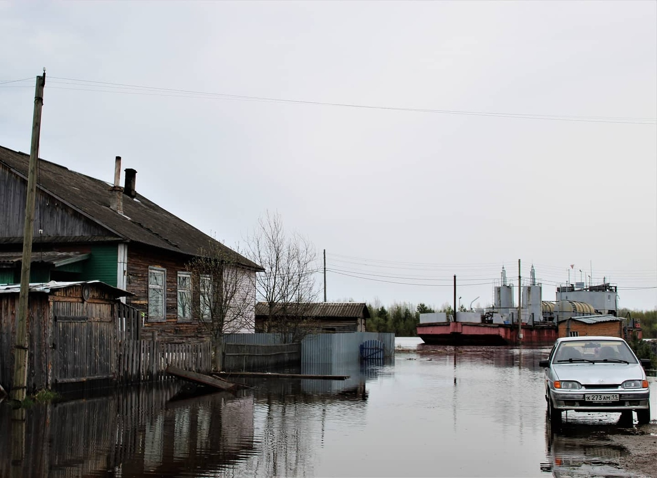 Уровень воды в поселках Сыктывкара приближается к критическому