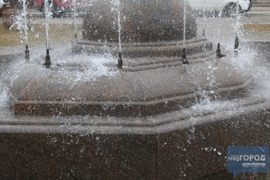 Выяснилось, когда в Сыктывкаре запустят фонтаны