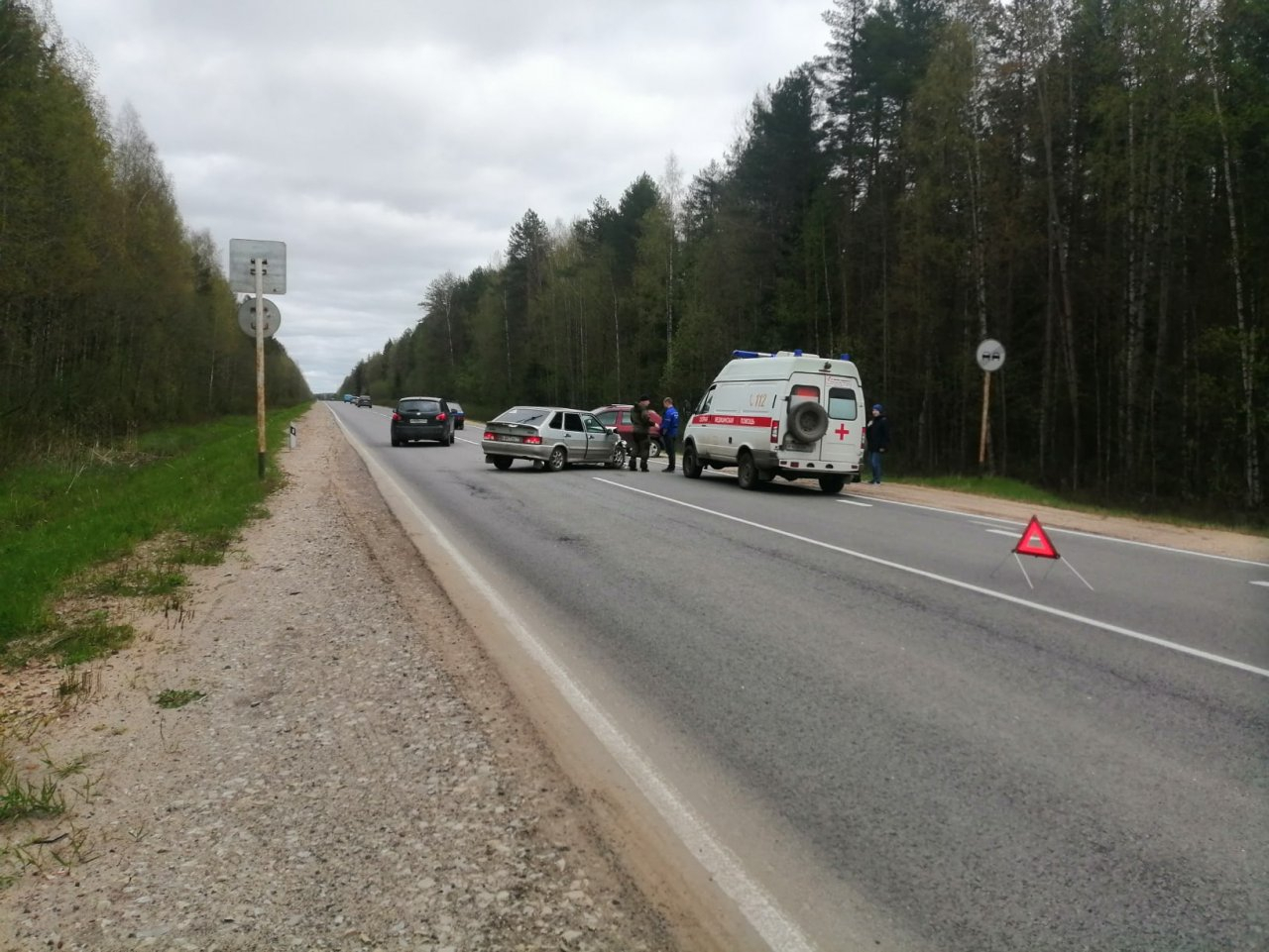 На трассе под Сыктывкаром в аварии пострадали пять человек