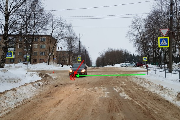 В Сыктывкаре женщина попала под колеса иномарки