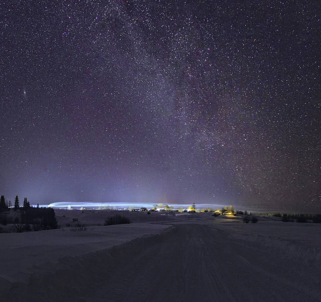 Фото дня в Коми: бескрайние просторы вселенной