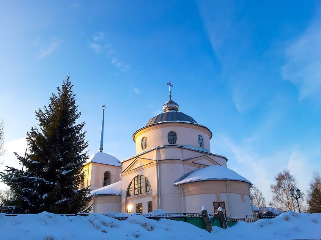 Фото дня в Сыктывкаре: добрый морозный вечер