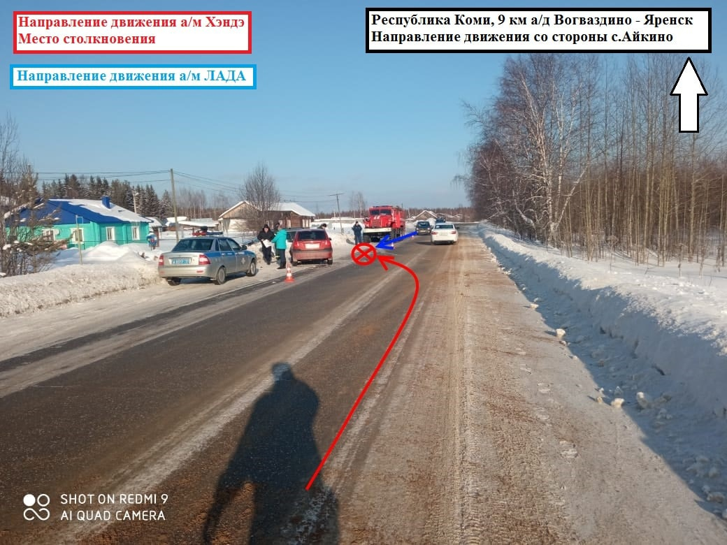 За день в Коми произошло два ДТП с пострадавшими