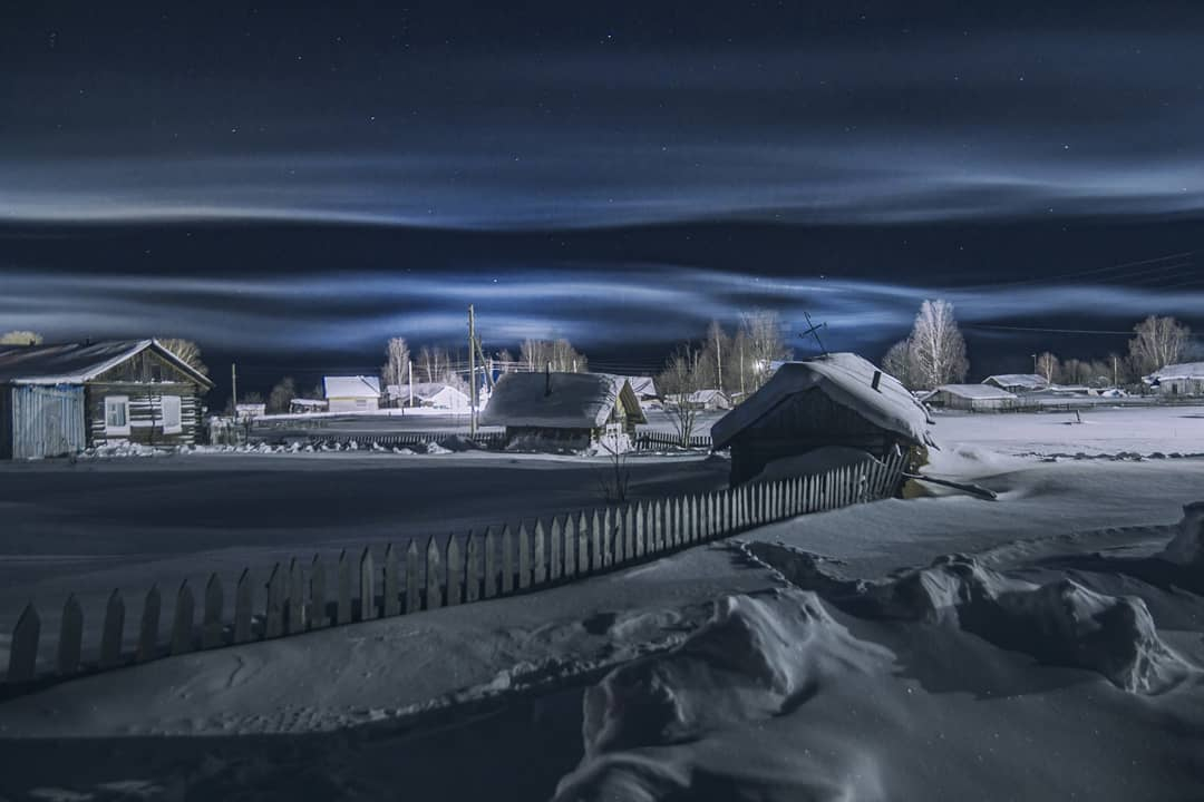 Фото дня в Коми: ночная сказка в глубинке
