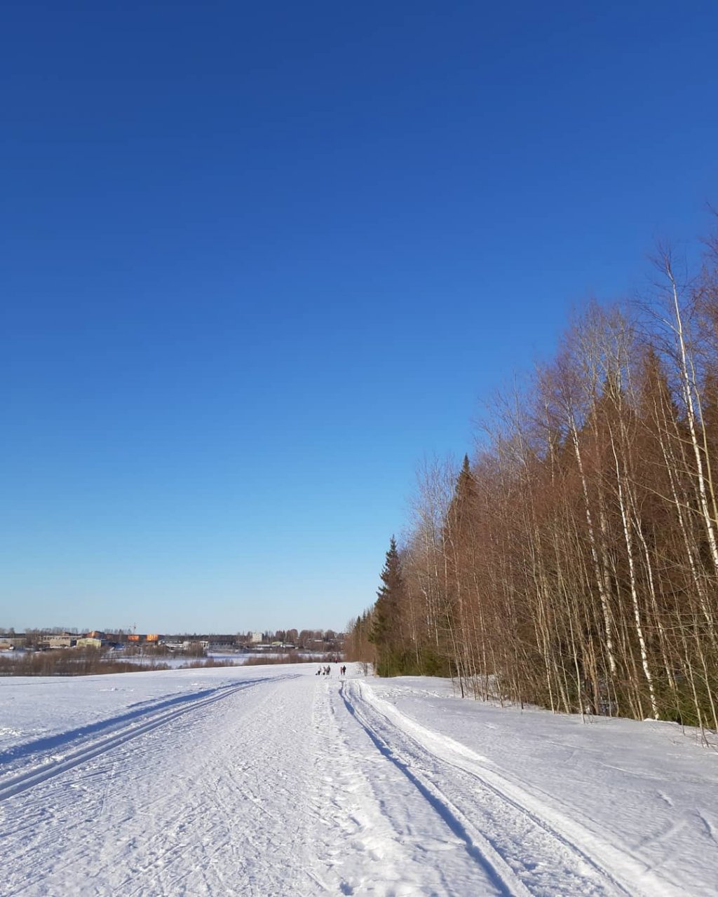 Фото дня в Сыктывкаре: светлое мартовское утро