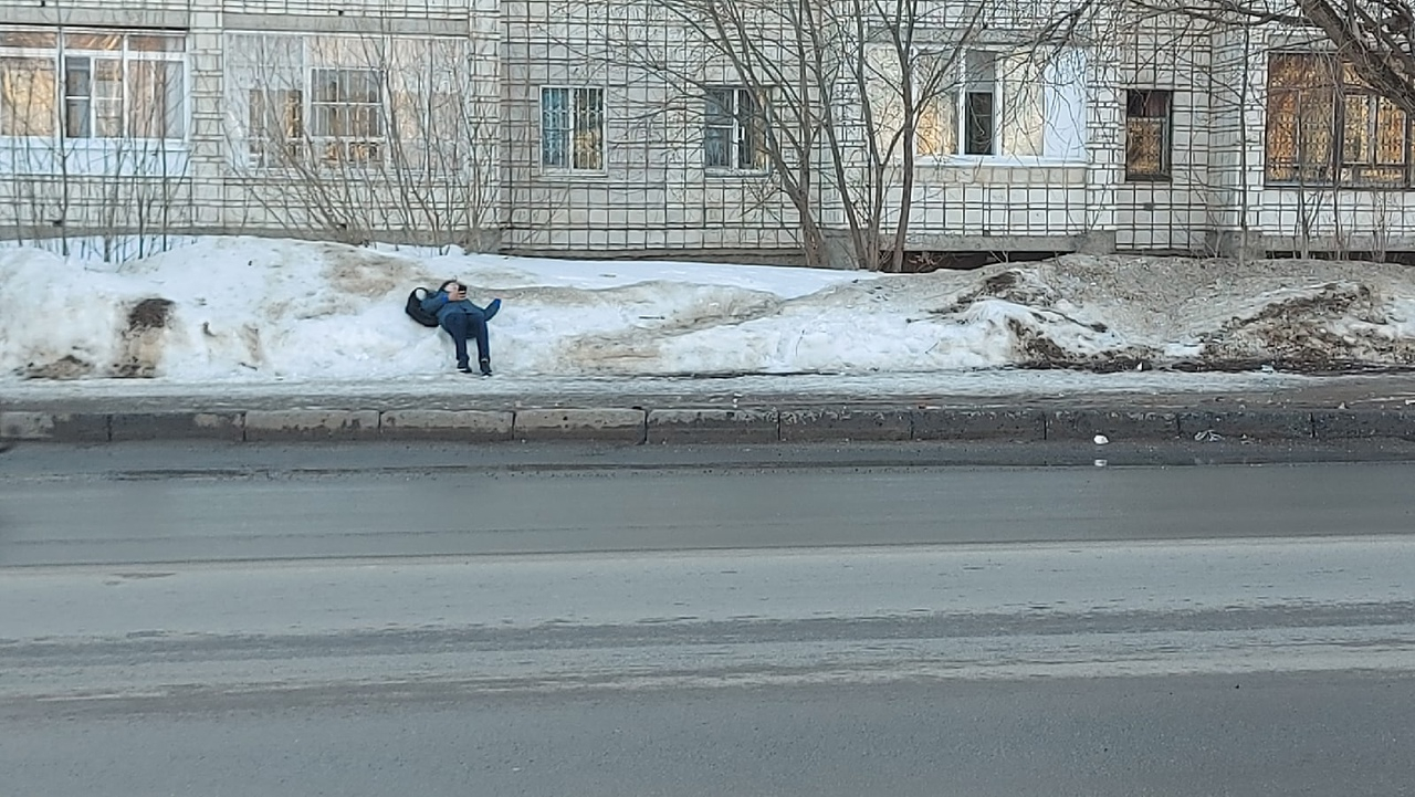 Фото дня в Сыктывкаре: гулял, гулял и что-то приуныл