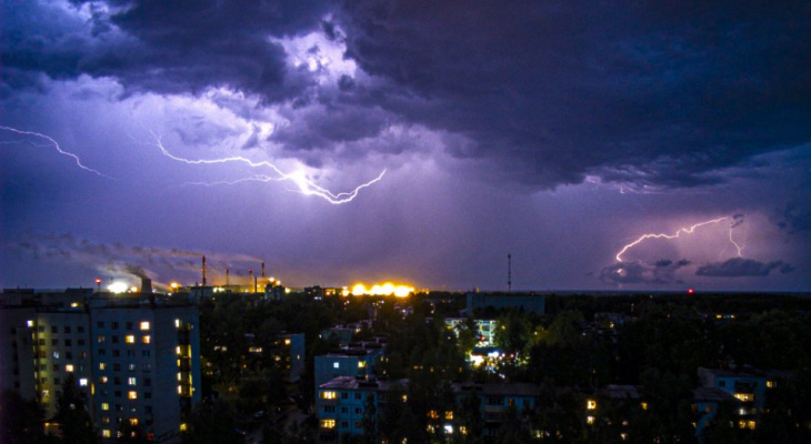 Гроза и ливни: синоптики дали прогноз на неделю в Коми