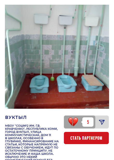 Школы Коми участвуют в конкурсе на самый худший туалет