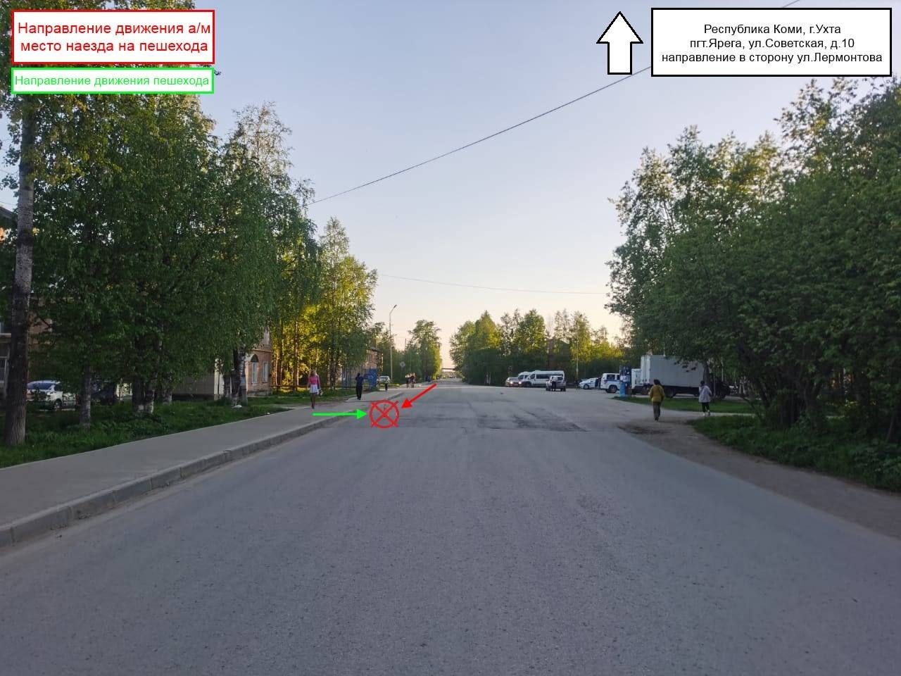 В ухтинском поселке сбили шестилетнего мальчика, который перебегал дорогу