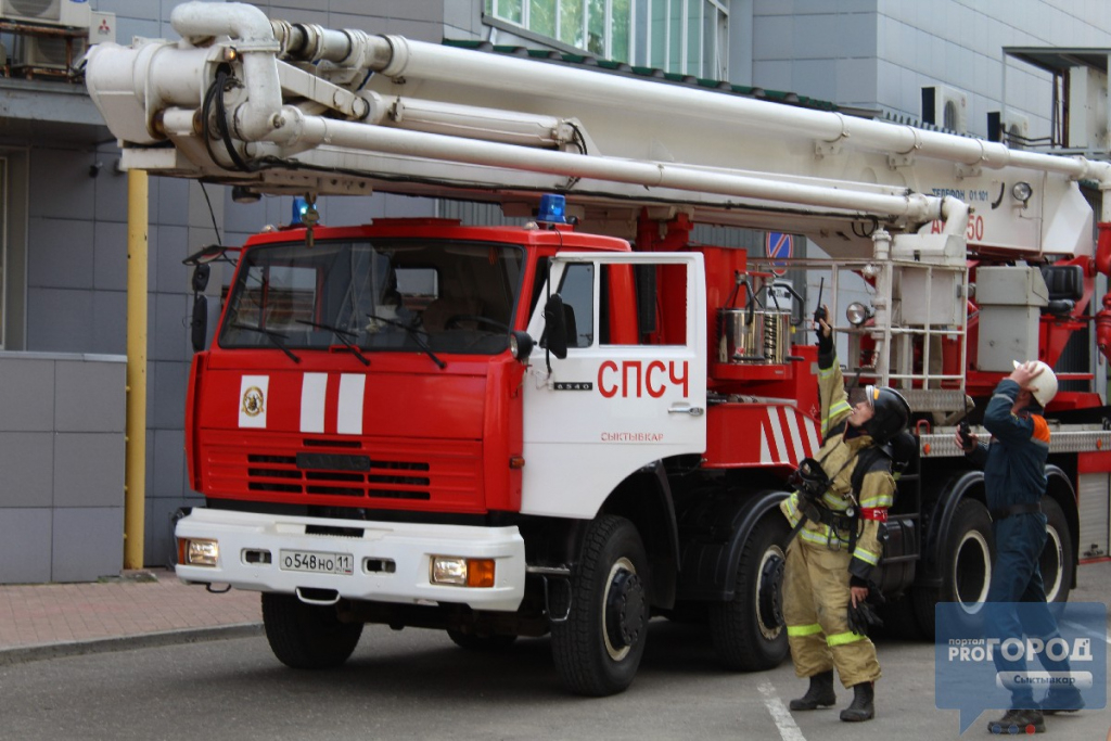 В Ухте горел нефтеперерабатывающий завод