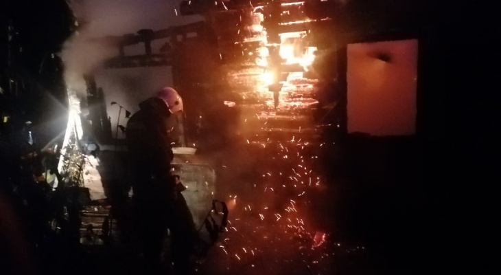 За воскресенье в Коми произошло три пожара